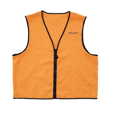 Deluxe Blaze Orange Safety & Hunting Vest, 2-XL